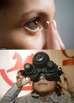 Sắp có kính áp tròng nhìn ban đêm