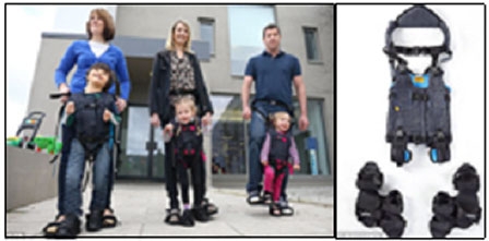 Bộ đồ giúp trẻ tàn tật 
tập đi Upsee