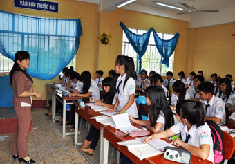 Tập trung khắc phục khuyết điểm,
nâng cao chất lượng dạy và học