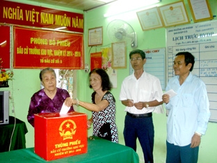 Bầu cử Trưởng khu vực, ấp nhiệm kỳ 2014- 2016