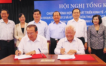 Hợp tác giữa TP Hồ Chí Minh và TP Cần Thơ
giai đoạn 2006- 2013 đạt kết quả khá toàn diện