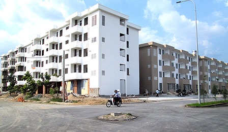 Công ty Hồng Loan hoàn thành 
lốc nhà chung cư đầu tiên 
thuộc dự án nhà ở xã hội