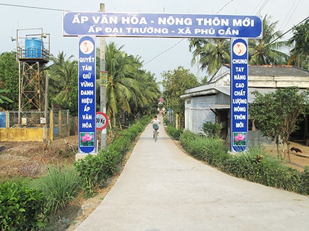 Ấp văn hóa - nông thôn mới Đại Trường