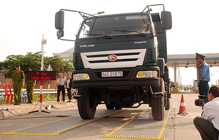 Ra quân kiểm tra tải trọng xe lưu động