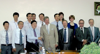 Lãnh đạo Trường Đại học Cần Thơ tiếp đoàn công tác Vương quốc Bỉ