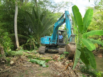 THI CÔNG TUYẾN ĐƯỜNG NỐI TỪ PHƯỜNG TRÀ AN ĐẾN PHƯỜNG THỚI AN ĐÔNG