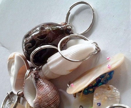 Độc đáo quà tặng làm từ vỏ ốc