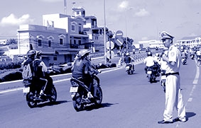 Đảm bảo an toàn giao thông trong triển khai
các phương án thực tập chữa cháy