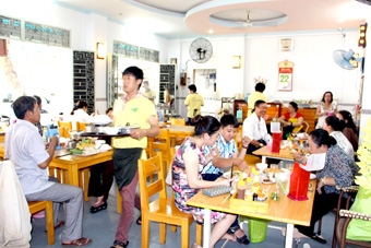 Nở rộ quán ăn chay