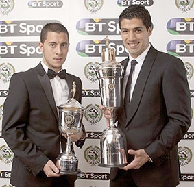 Luis Suarez giành được danh hiệu

"Cầu thủ xuất sắc nhất năm"