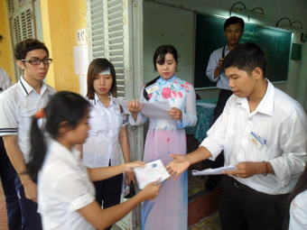 Những điều thí sinh lưu ý
khi dự thi tốt nghiệp THPT năm 2014