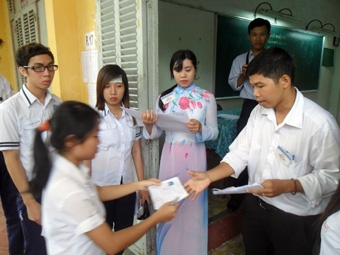 Những điều thí sinh lưu ý 
khi dự thi tốt nghiệp THPT năm 2014