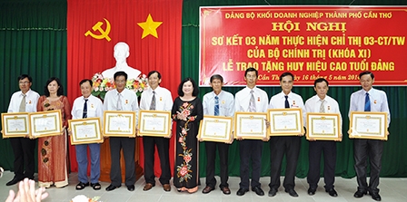Nhiều địa phương, đơn vị tổ chức sơ kết 3 năm thực hiện Chỉ thị số 03-CT/TW của Bộ Chính trị