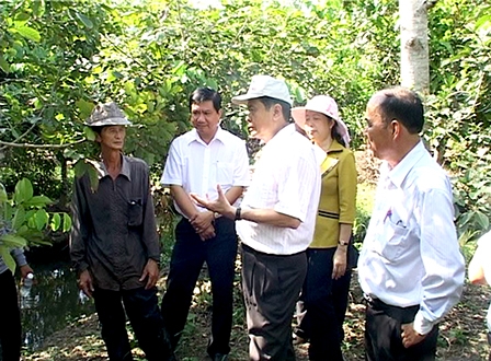 Gắn kết phát triển kinh tế vườn 
với du lịch sinh thái