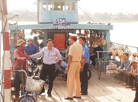 Sớm khắc phục 8 điểm phức tạp 
về an toàn giao thông ở quận Thốt Nốt