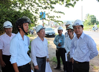 Tiếp tục đẩy nhanh tiến độ giải phóng mặt bằng quốc lộ 91