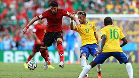 <img hspace=5 src="/img_post/3751/logowc.jpg" align=left border=0>Brazil Mexico 0-0<br>
Trận hòa thất vọng của các vũ công Samba<br>