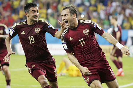 <img hspace=5 src="/img_post/3751/logowc.jpg" align=left border=0>Nga Hàn Quốc: 1-1<br>
Bùng nổ trong nửa cuối hiệp 2<br>