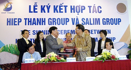 Hiệp Thanh Group và Salim Group hợp tác phát triển lĩnh vực gạo và thủy sản