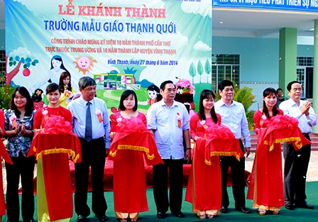 Khánh thành Trường Mẫu giáo Thạnh Quới