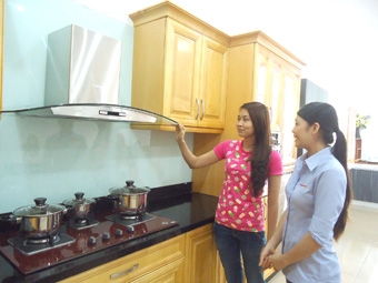 Cho gian bếp thêm tiện nghi