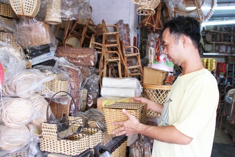 Đẹp với sản phẩm mây tre đan