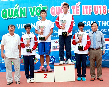 Giải quần vợt trẻ quốc tế ITF U18 nhóm 5 - 
Thái Lan thâu tóm các ngôi vô địch