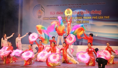 900 diễn viên tham gia Hội diễn Văn nghệ quần chúng Công nhân viên chức lao động TP Cần Thơ lần thứ X