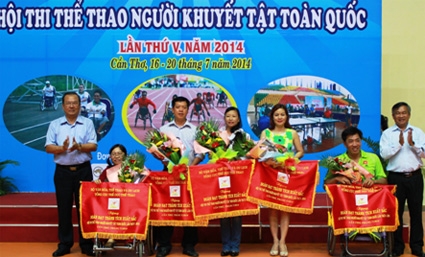 Bế mạc Hội thi thể thao Người khuyết tật toàn quốc lần thứ V-2014