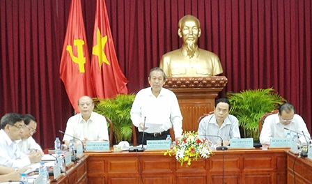 Đoàn kiểm tra của Ban Bí thư Trung ương Đảng làm việc với Ban Thường vụ Thành ủy Cần Thơ