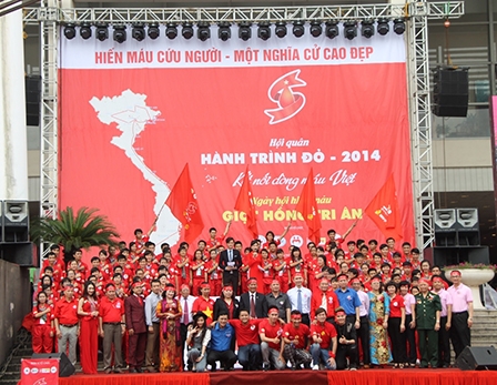 Kết thúc Hành trình đỏ 2014: Thu nhận được hơn 16.000 đơn vị máu
