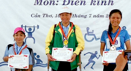 “VÀNG MỚI” <br>
của thể thao khuyết tật Cần Thơ