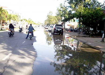 Đảm bảo an toàn giao thông các tháng triều cường lên cao