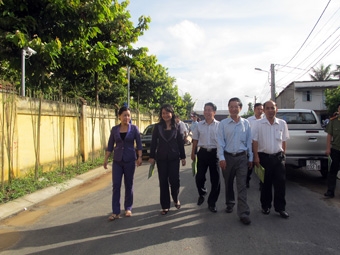 Khánh thành công trình nâng cấp đô thị đầu tiên tại quận Bình Thủy