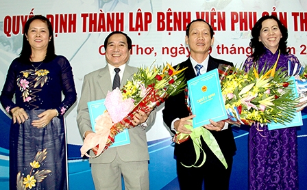 Bổ nhiệm bác sĩ Nguyễn Hữu Dự giữ chức vụ Giám đốc Bệnh viện Phụ sản TP Cần Thơ