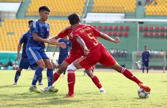 U21 Cần Thơ giao hữu 
với á quân quốc gia