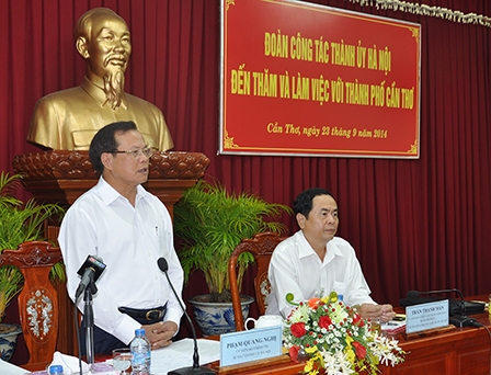 Hà Nội và Cần Thơ tăng cường hợp tác phát triển