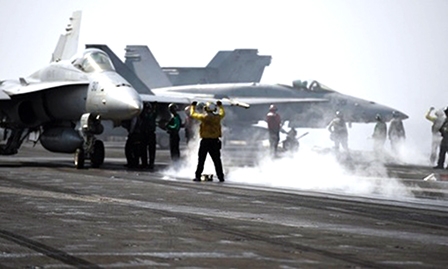 Mỹ và đồng minh A-rập không kích IS tại Syrie