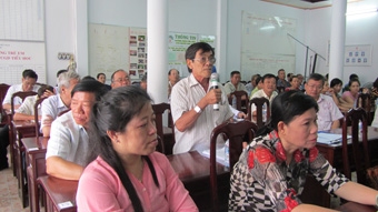 CỬ TRI KIẾN NGHỊ NHIỀU VẤN ĐỀ BỨC XÚC
