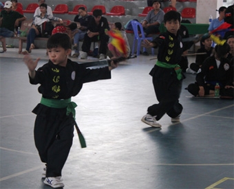 Cần Thơ tổ chức thi thăng đai võ cổ truyền cho 135 võ sinh