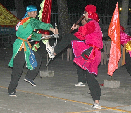 Cờ người - Sân chơi mới cho người yêu võ thuật