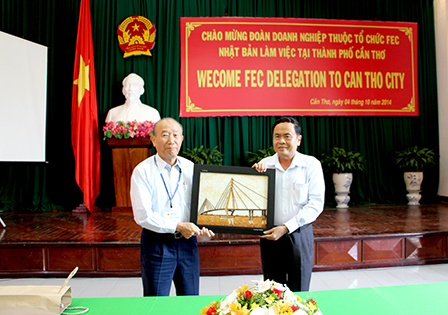 Lãnh đạo thành phố tiếp đoàn doanh nghiệp thuộc Tổ chức FEC