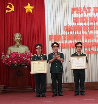 PHÁT ĐỘNG THI ĐUA CAO ĐIỂM
“SÁNG MÃI PHẨM CHẤT BỘ ĐỘI CỤ HỒ”