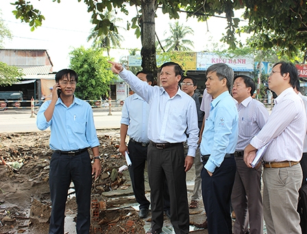 Tiếp tục tập trung giải phóng mặt bằng quốc lộ 91 

đoạn km7-km14