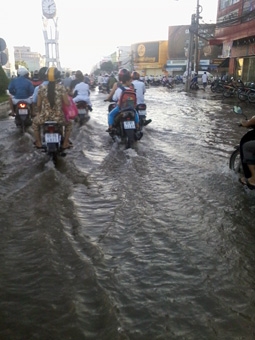 ĐẢM BẢO AN TOÀN GIAO THÔNG TRONG CÁC ĐỢT TRIỀU CƯỜNG LÊN CAO