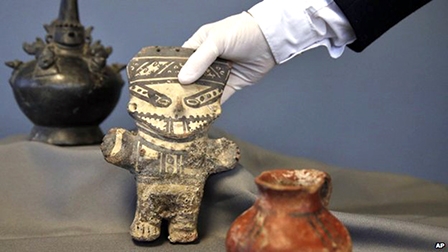 Cổ vật của Peru "hồi hương"