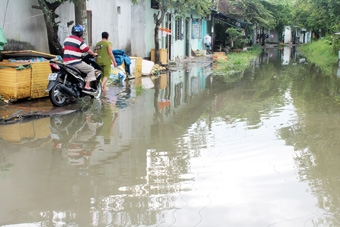 Phối hợp chống ngập 
cho thành phố