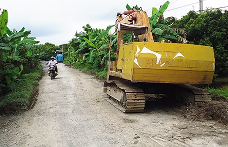 Đề nghị đẩy nhanh tiến độ nâng cấp
tuyến đường Tân Thới - Trường Thành