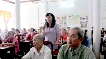 Cử tri kiến nghị nhiều vấn đề quan tâm, bức xúc