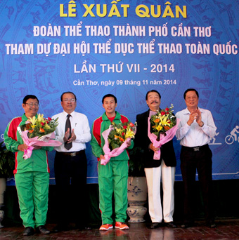 Đoàn thể thao Cần Thơ xuất quân